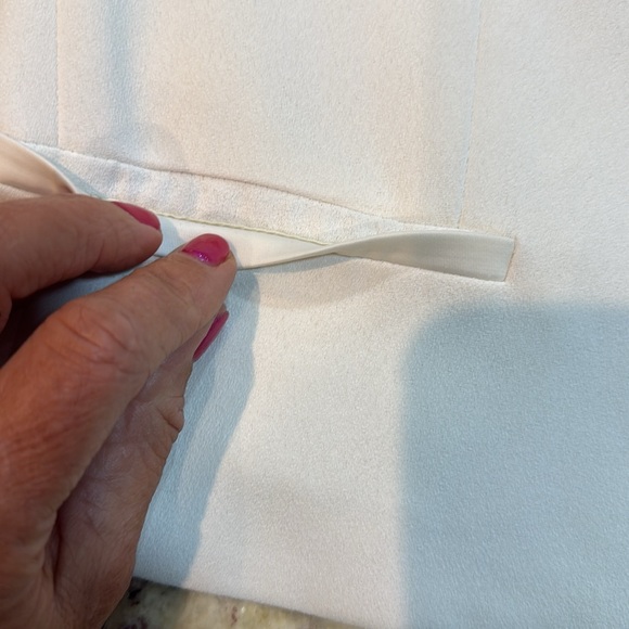 MNG suit cropped open cream blazer - Picture 12 of 13